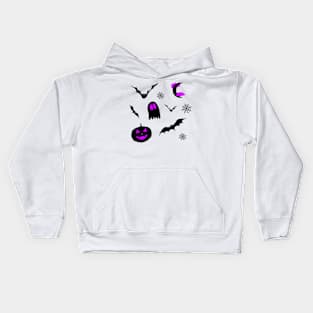 Spooky Halloween Set Kids Hoodie